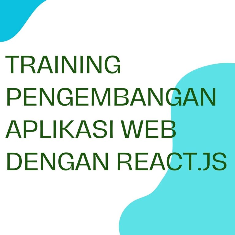 pelatihan PENGEMBANGAN APLIKASI WEB DENGAN REACT.JS online
