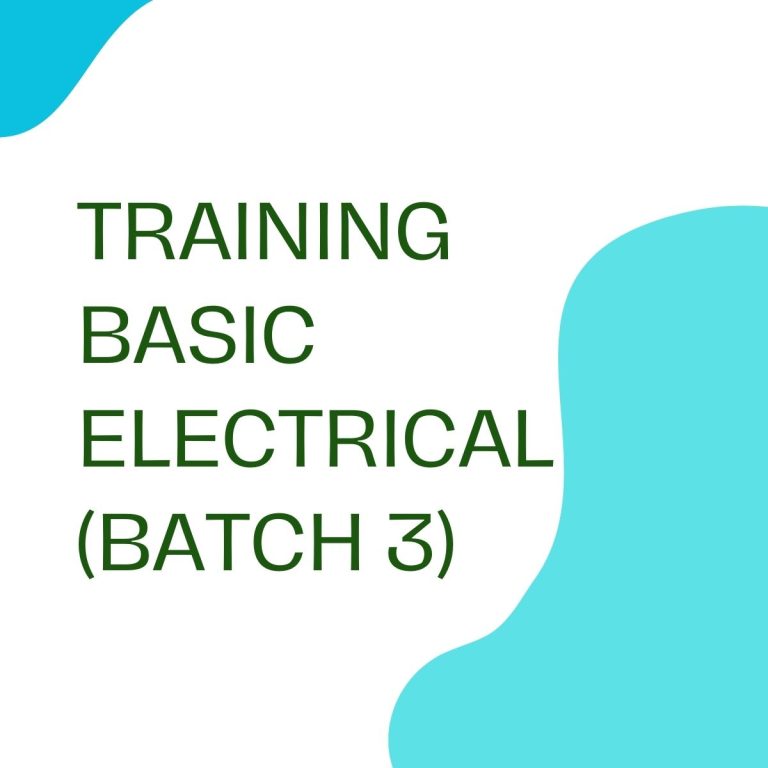 pelatihan BASIC ELECTRICAL (Batch 3) online