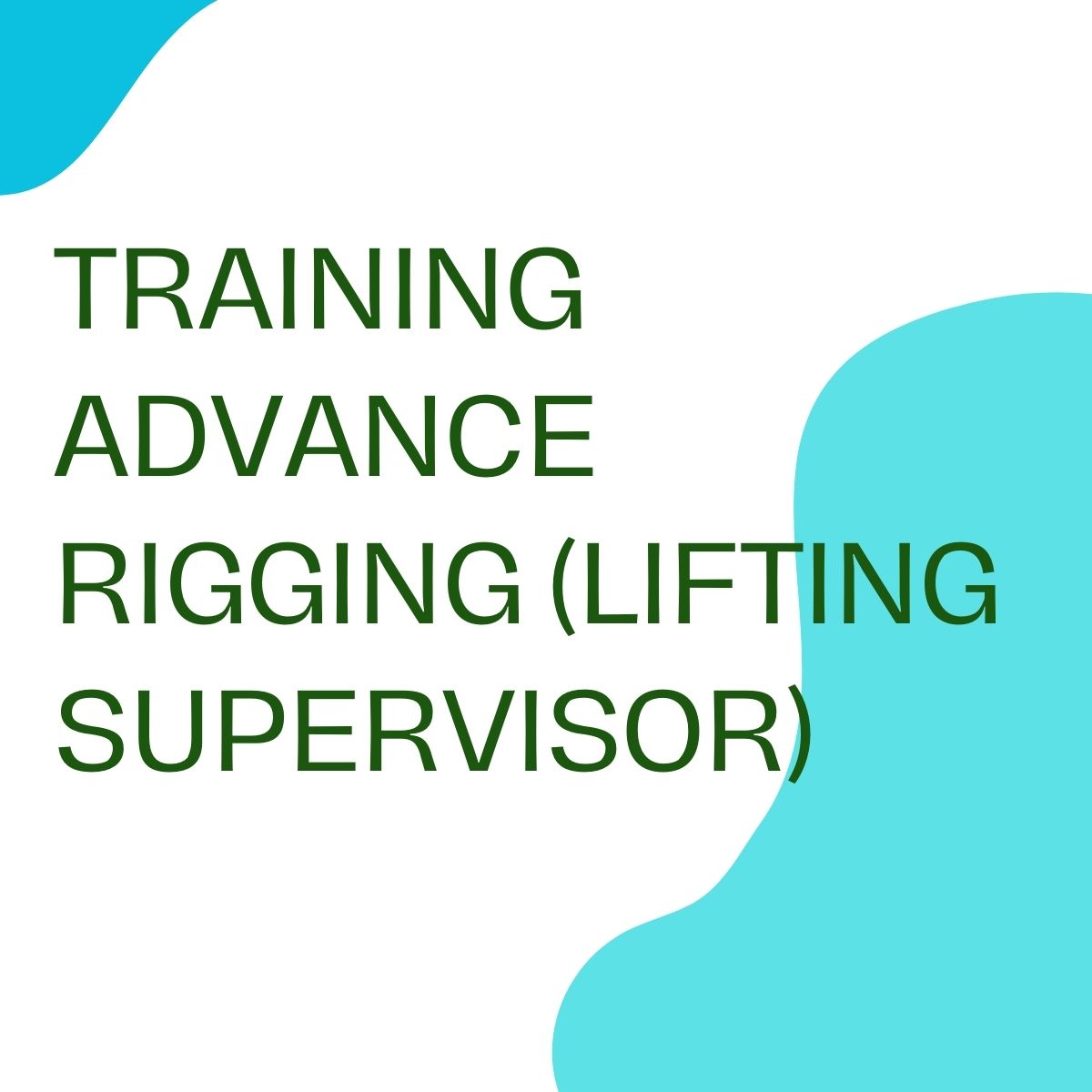 pelatihan Advance Rigging (Lifting Supervisor) online