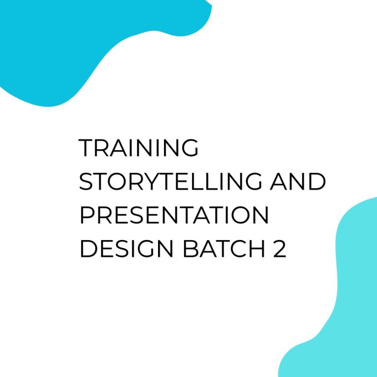 pelatihan STORYTELLING AND PRESENTATION DESIGN BATCH 2 di bandung
