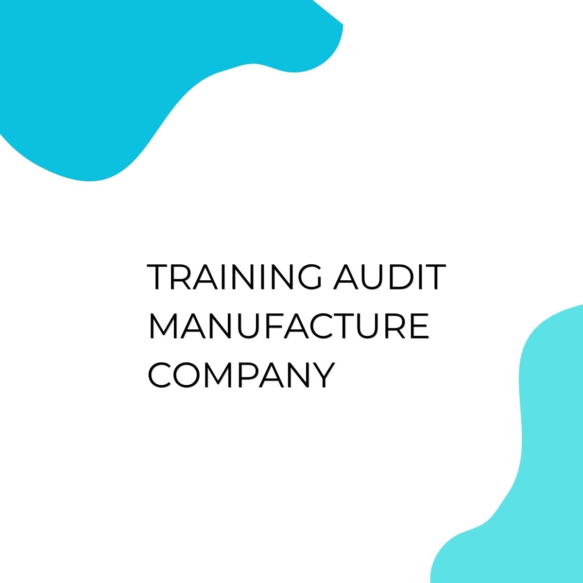 pelatihan AUDIT MANUFACTURE COMPANY di bandung
