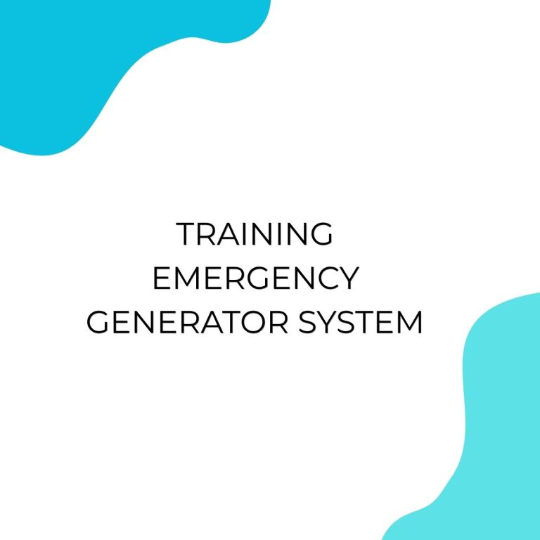 pelatihan EMERGENCY GENERATOR SYSTEM di jogja