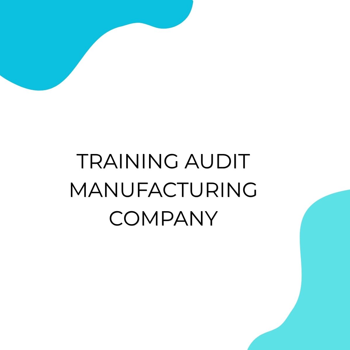 pelatihan AUDIT MANUFACTURING COMPANY di jogja
