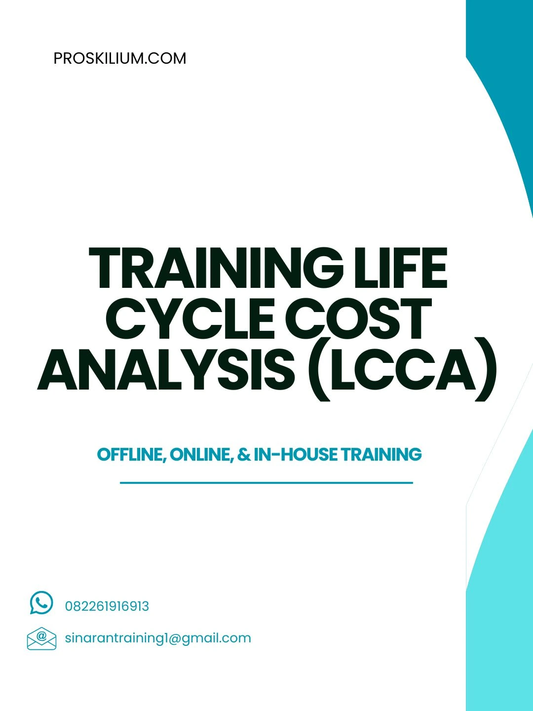 pelatihan LIFE CYCLE COST ANALYSIS (LCCA) di bandung