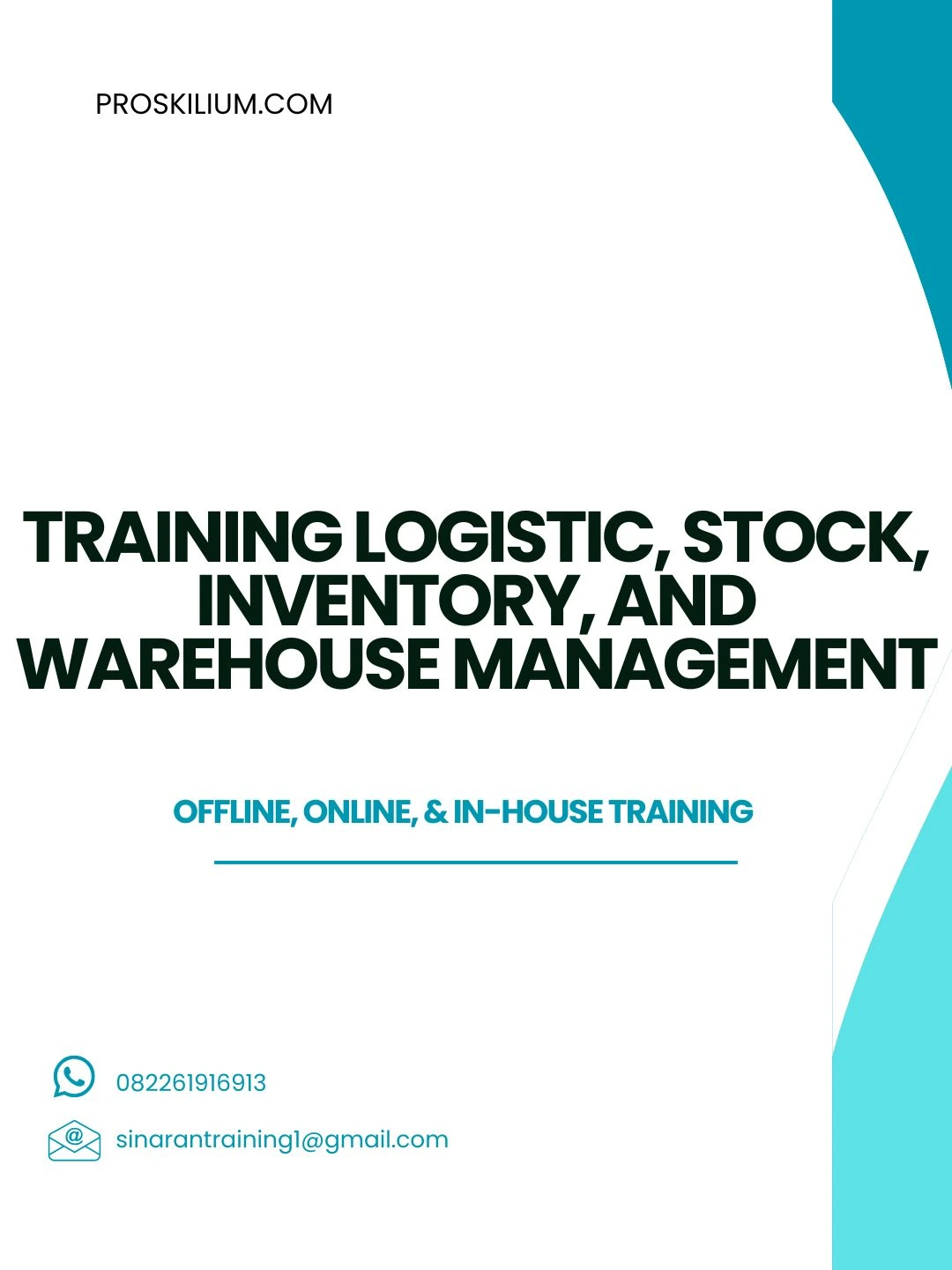 pelatihan LOGISTIC, STOCK, INVENTORY, AND WAREHOUSE MANAGEMENT di bandung
