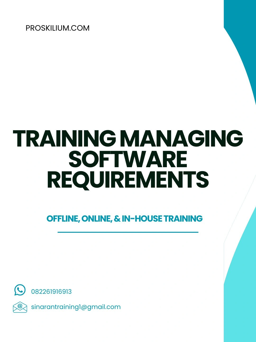 pelatihan MANAGING SOFTWARE REQUIREMENTS di bandung